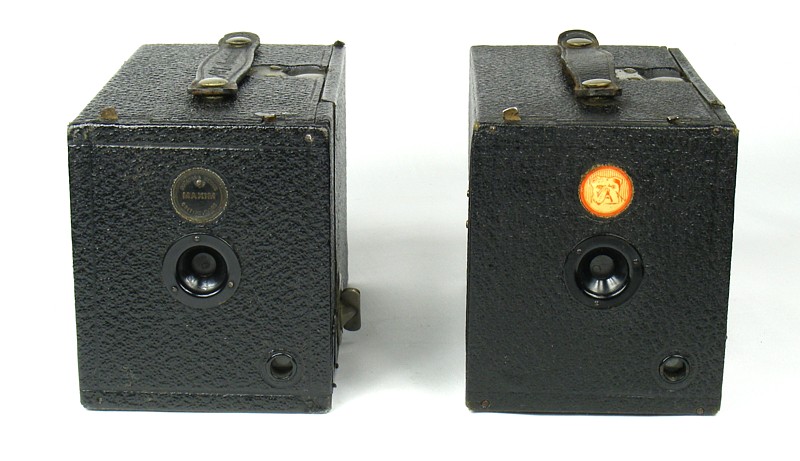 Image of the Maxim No 1 and Ensign Box Cameras