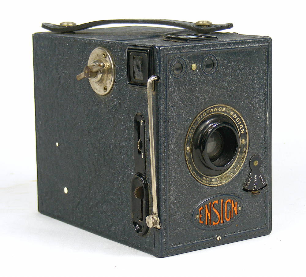 Image of All Distance Ensign box camera (blue)