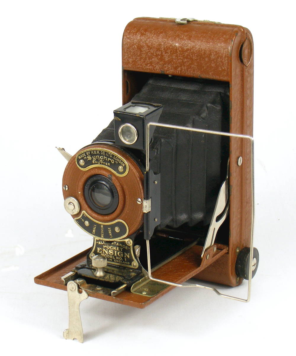 Image of All Distance Pocket Ensign Folding Camera (brown)