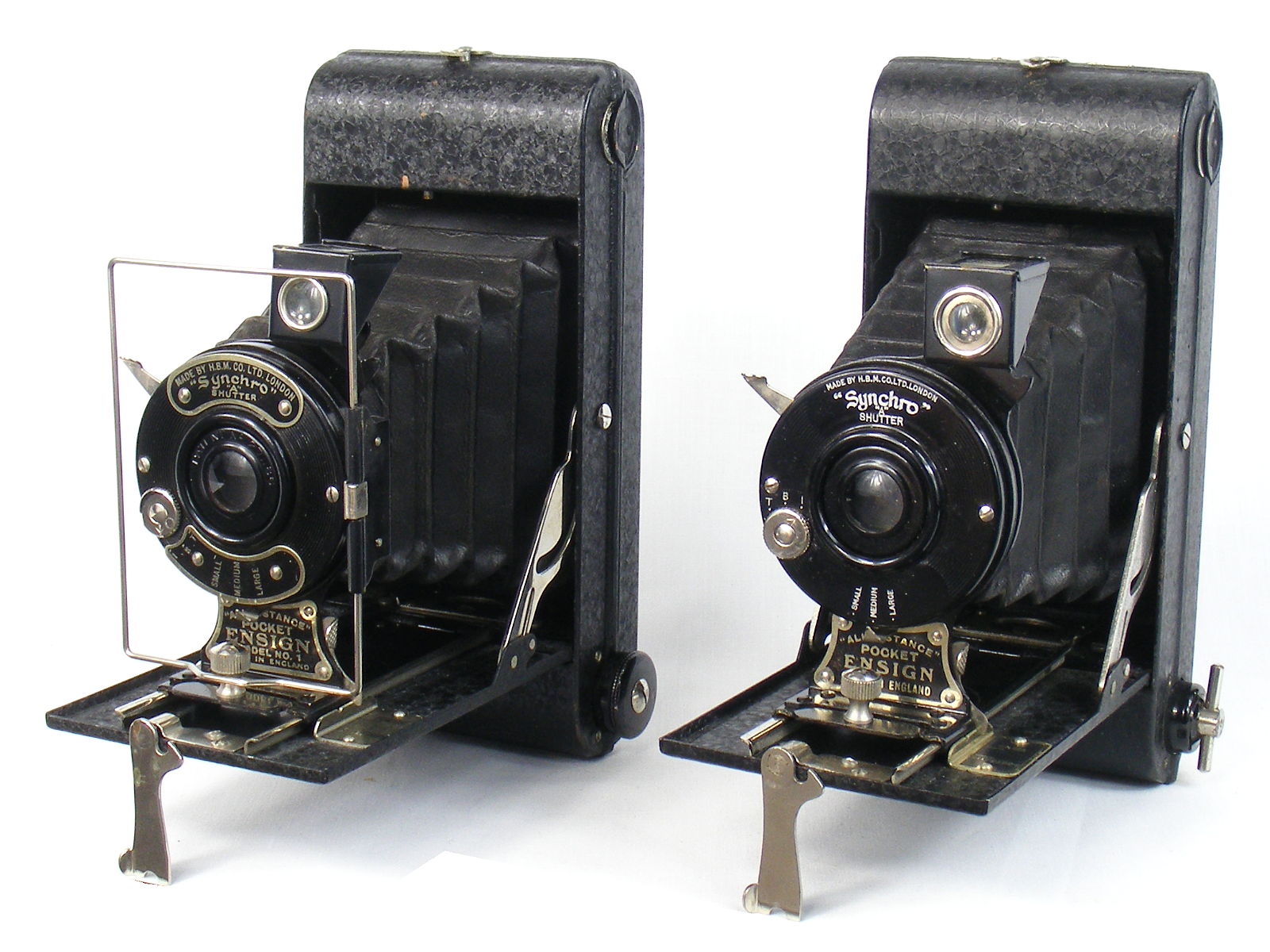 Image of All Distance Pocket Ensign Folding Camera (earl;y and late black variants)