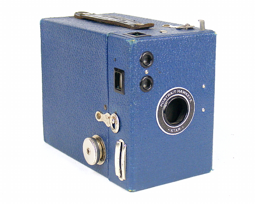 Image of Portrait Hawkeye A-Star-A box camera (blue)