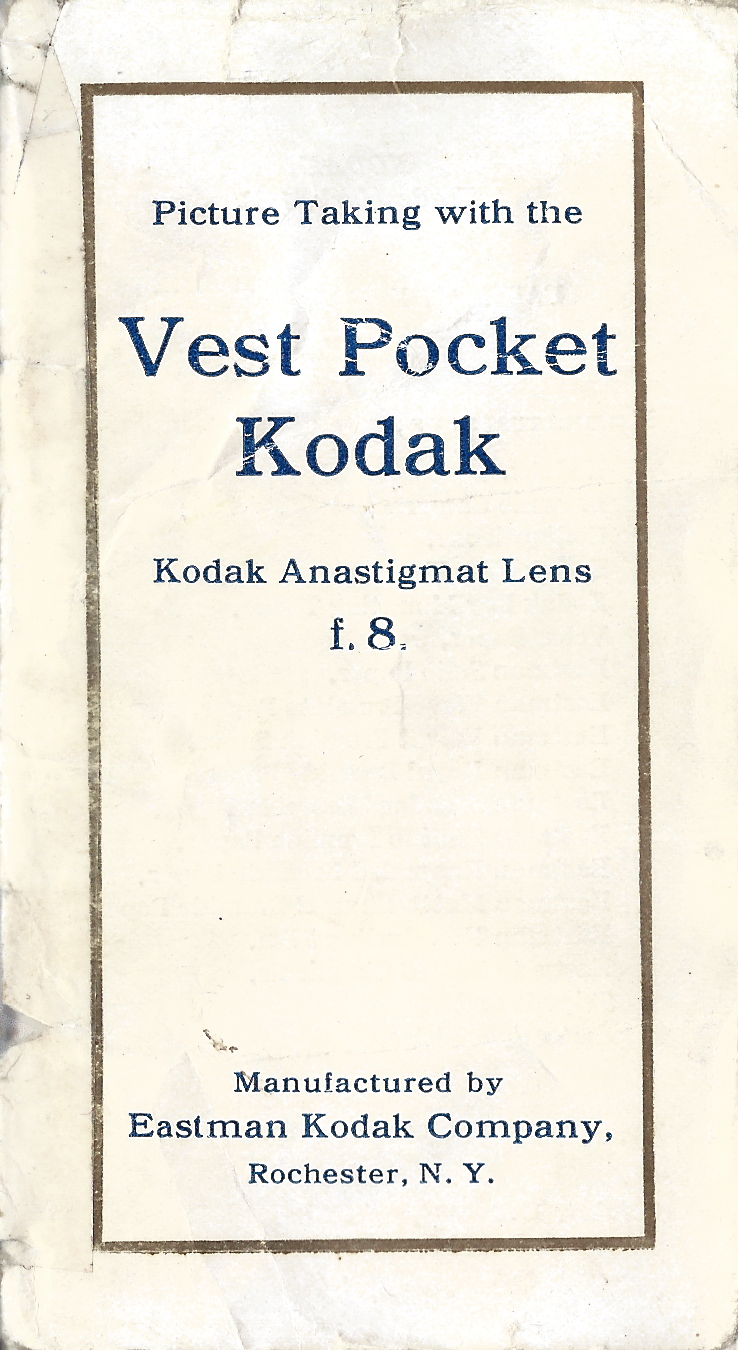 Image of VPK Anastigmat Instruction Booklet