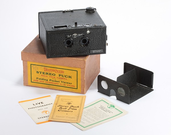 Image of Thornton-Pickard Stereo Puck Camera